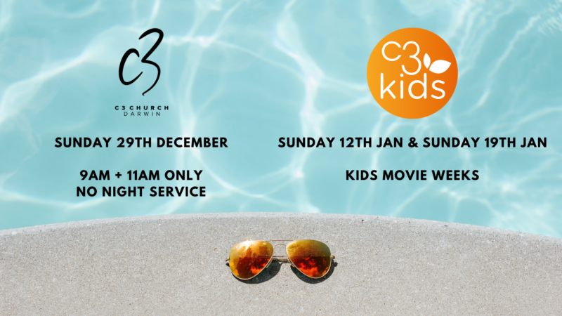 Holiday Service Times